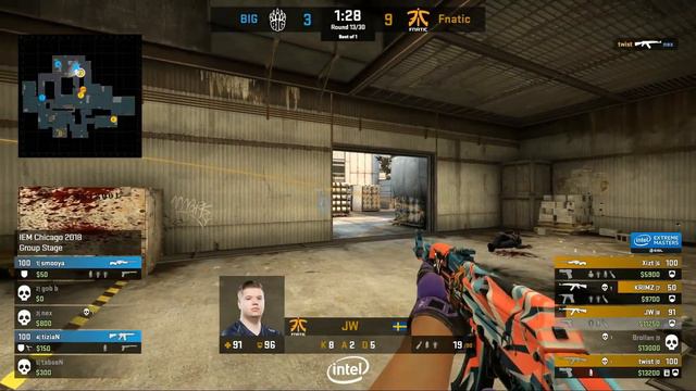 Fnatic vs BIG @Cache | CSGO Highlights | Intel Extreme Masters SeasonXIII - Chicago (06.11.2018) смотреть онлайн