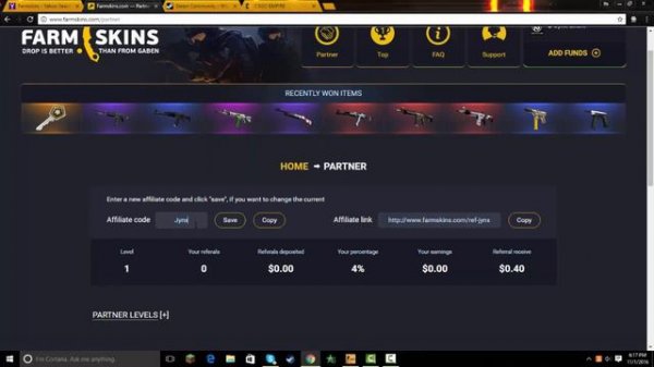 Farm Skins Promo Code!