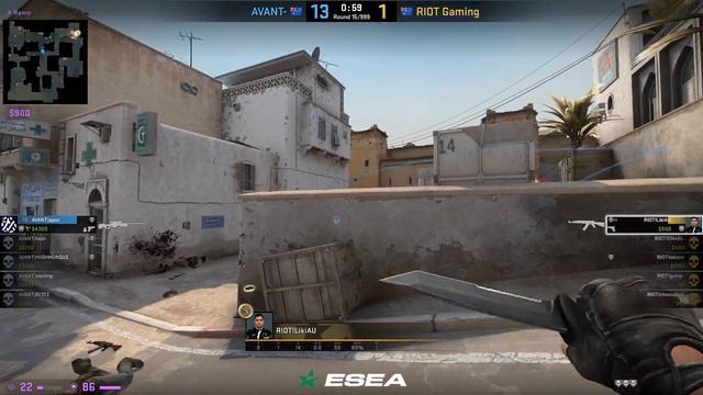 Clutch - RIOT!LikiAU vs 3 - riot vs avant dust2 смотреть онлайн