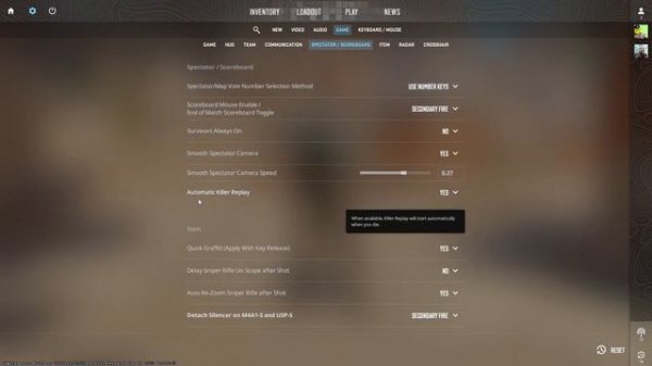How to Enable / Disable Auto Killer Replay in CS2 - Death Replay in Counter-Strike 2 #cs2