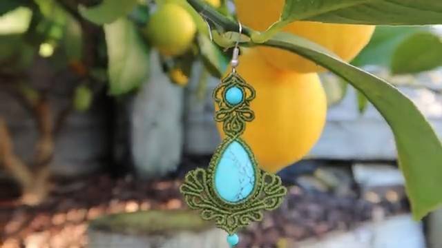 Macrame by Afeng： 2021-22｜Macrame Tutorial｜Macrame Earrings ｜For early summer ｜编绳｜DIY смотреть онлайн