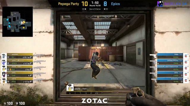 BaseLAN 34 - CS:GO - Epics vs Pepega Party - Map 3 Cache смотреть онлайн
