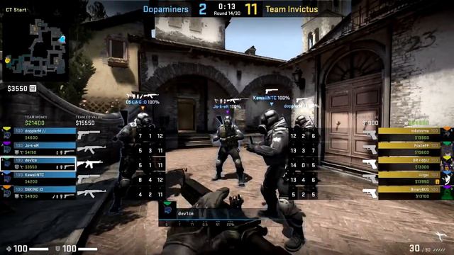 Team Invictus vs Dopaminers AMD GameON 2019 CS:GO Online Qualifiers смотреть онлайн