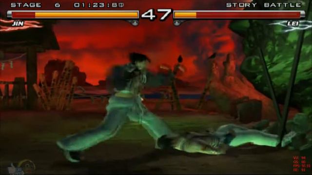 PCSX2 Tekken 5 - Jin Story Mode Ultra Hard
