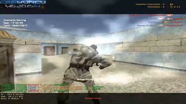 CS 1.6 // GUNGAME SERVER // B I Ç A K L A N D I N I Z // #Bölüm 2 смотреть онлайн