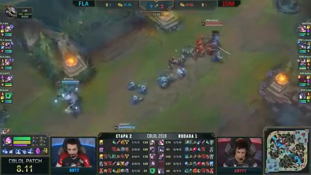 CBLoL 2018 Flamengo x IDM Jogo 1 Fase de Pontos 2ª Etapa смотреть онлайн