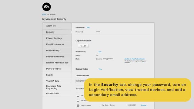 How to manage your account from the EA app - EA Help смотреть онлайн