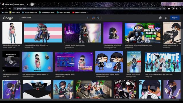 DON'T LOOK UP MEOW SKULLS ON GOOGLE!! (Fortnite) смотреть онлайн