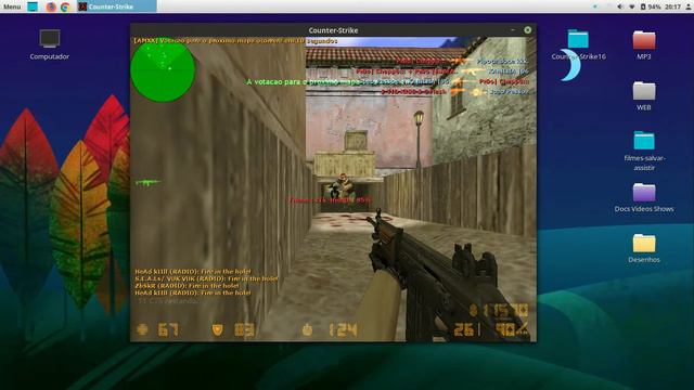 Counter Strike 1.6 Linux Mint 19 ONLINE смотреть онлайн