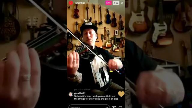 Ryan Delahoussaye - “Fear” LIVE Violin (Blue October) Sound Design - April 2020