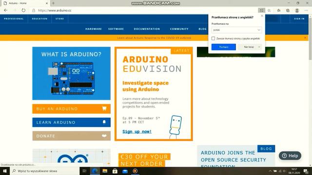 kurs arduino 🔴 odc. 1 🔝 jak pobrać arduino ide ✅ смотреть онлайн