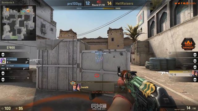 PRO100 КАТАЮТ ПРОТИВ HELLRAISERS / ПОБЕДИТЕЛЬ ВЫХОДИТ НА МАЖОР / CIS Minor - FACEIT Major 2018 смотреть онлайн