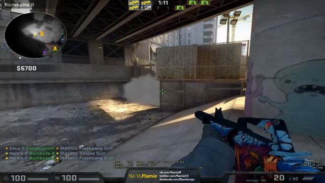 Na`Vi.Flamie vs. FlipSid3 @ overpass, Faceit (+TeamSpeak Na`Vi) смотреть онлайн