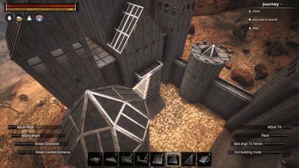 Conan Exiles - Building the Speartip Citadel (Speed Build)