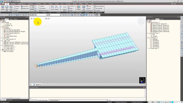 Incremental Launching Method (ILM) - midas Civil смотреть онлайн
