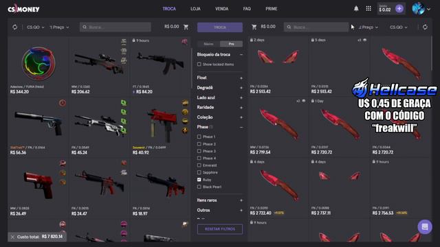 GUIA COMPLETO PARA FAZER TRADES NO NOVO CSMONEY (CS.MONEY) смотреть онлайн