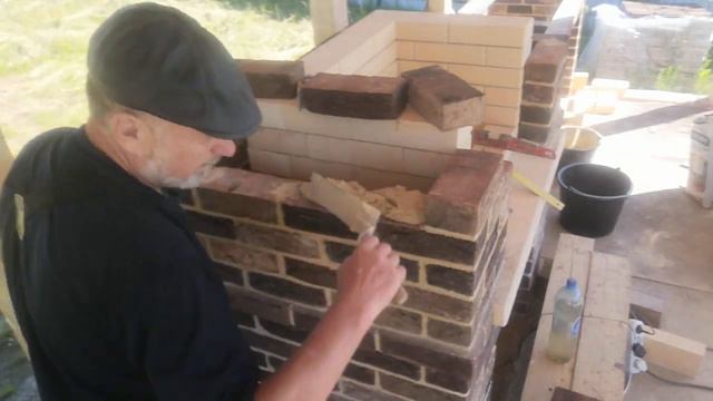 Кирпич "донские зори" метод укладки. смотреть онлайн