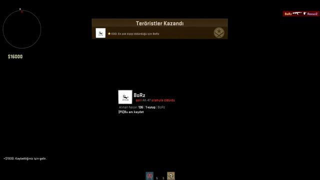 CS:GO RexuzZ AK-47 AİM MAP w/BoRz смотреть онлайн