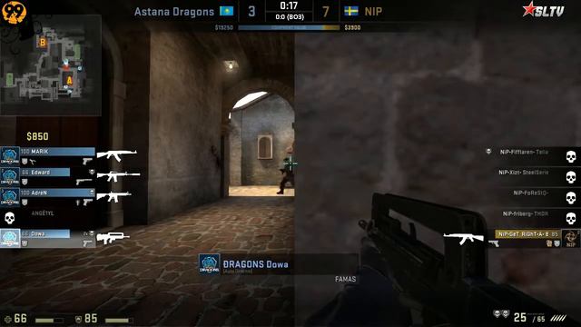 Astana Dragons vs. Ninjas in Pyjamas | SLTV Starseries VII Finals | de_inferno Map 1 смотреть онлайн