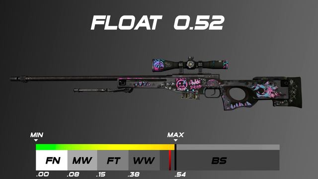 CSGO AWP | Fever Dream - Skin Wear/float
