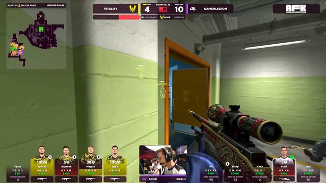 Vitality Vs GamerLegion - Final 🔥 Paris Major BLAST.tv ✔️ CSGO