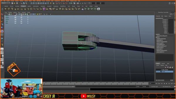 3D Modeling - Livestream - Casey Jr. Steam Engine (Part 2)