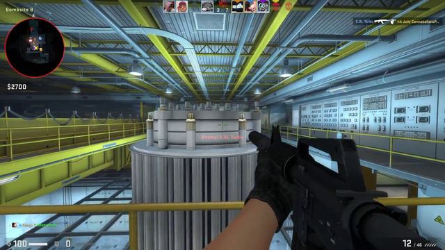 cs go m4a1s nuke b site no aim prefire instead смотреть онлайн