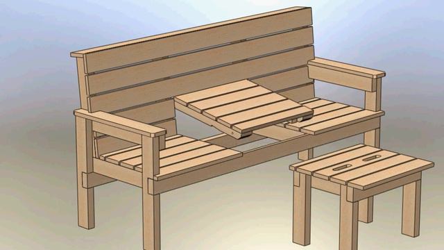 Как сделать самодельную скамейку своими руками для дачи и деревни… смотреть онлайн