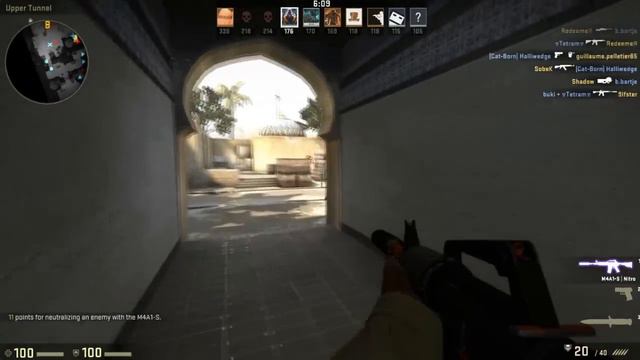 CS:GO M4A1-s Nitro Gameplay on Dust II смотреть онлайн