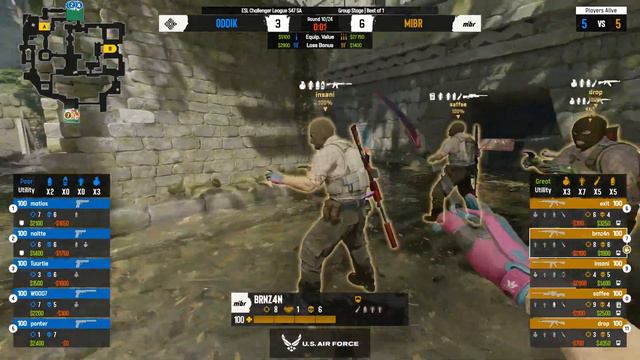 MIBR vs. ODDIK - Map 1 [Ancient] - ESL Challenger League S47 - SA смотреть онлайн