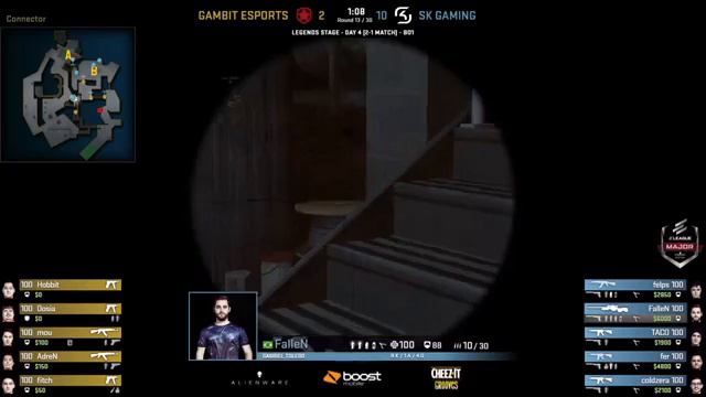 CS:GO - SK Gaming vs Gambit Esports - ELEAGUE Major 2018 смотреть онлайн