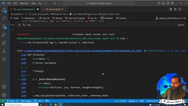 ANOVA and types in case Studies in Python смотреть онлайн