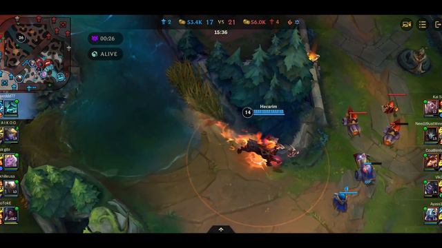 Wild Rift Hecarim Gameplay | Top 1 Hecarim Gameplay | Rank Master | смотреть онлайн