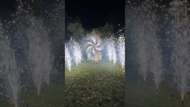 Фейерверк наземный на свадьбу Ближняя дача 07.09.24 смотреть онлайн