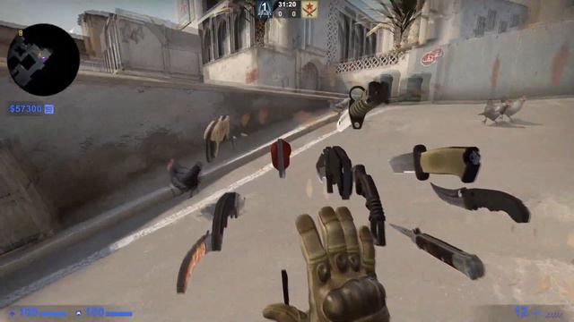 1 knife is good, but 100 is even better😲 смотреть онлайн