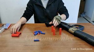 UDL SPAS-12 Shell Ejecting Soft Bullet Toy Gun Unboxing 2022 - Dart Blaster  Shotgun