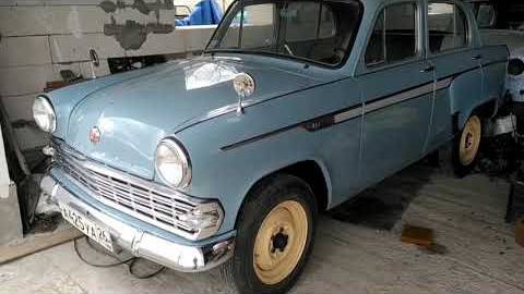 Москвич-403ИЭ 1964 года выпуска. Сборка после покраски и первый выезд. смотреть онлайн