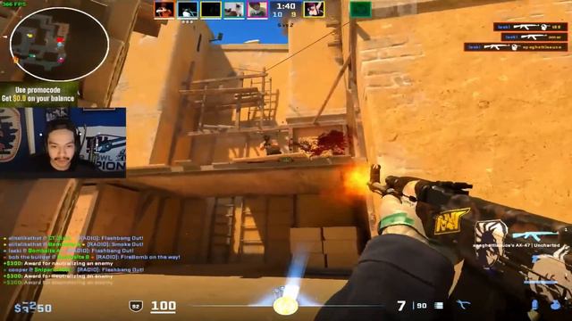 SHROUD IS CHEATING IN CS2?! NEW BOOST ON VERTIGO! COUNTER-STRIKE 2 CSGO Twitch Clips смотреть онлайн
