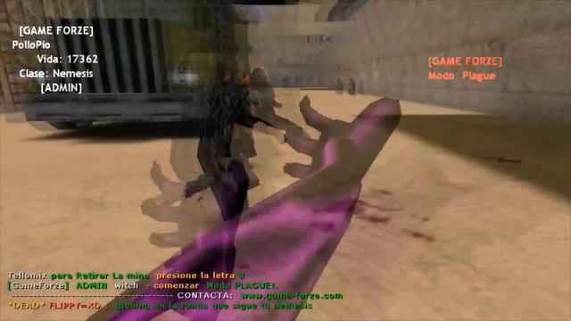 Counter strike - MOD zombie plague - G Force смотреть онлайн