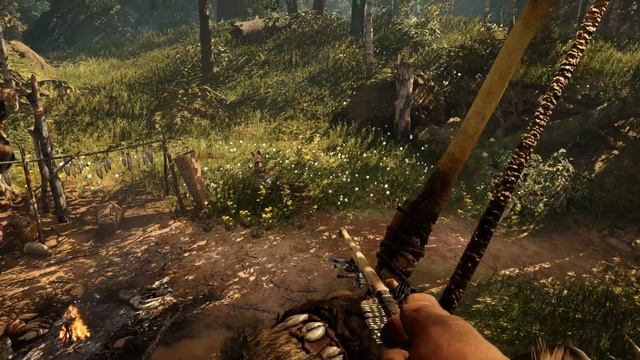 Trying to enjoy a quiet camping trip in 10,000 BC... (totally pointless but a pretty waste of time) смотреть онлайн