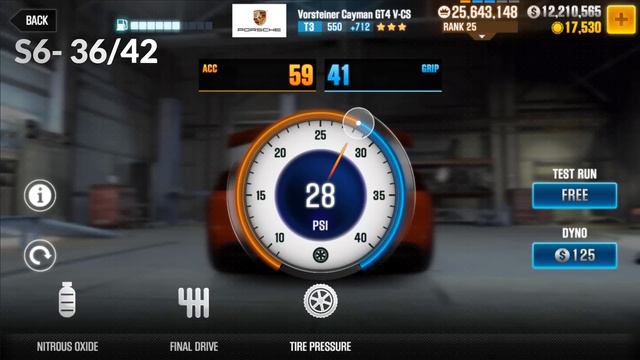 CSR Racing 2 - Cayman GT4 Prestige Cup - S6 parts and times needed to beat смотреть онлайн