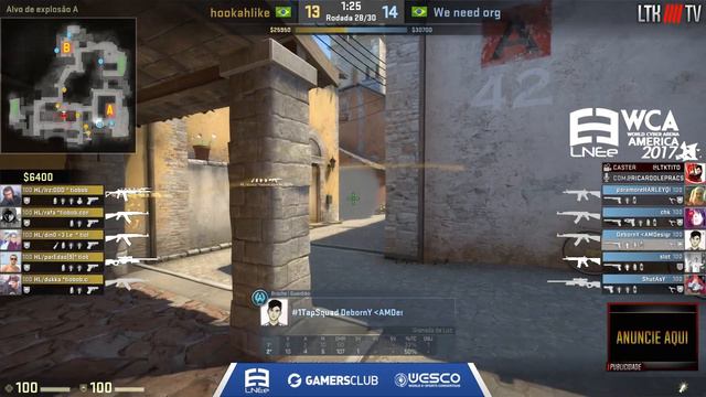 hookahlike vs We need org / LNEe-WCA America 2017 - CS:GO S1 SA Quarters смотреть онлайн