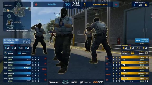 Astralis ЖЕСТКО ТАЩЯТ НА IEM Katowice! Astralis vs mousesports! IEM Katowice 2021 (CS:GO) смотреть онлайн
