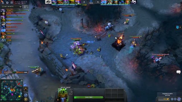 Crescendo vs Team Secret, The International 2017 EU Qualifier смотреть онлайн