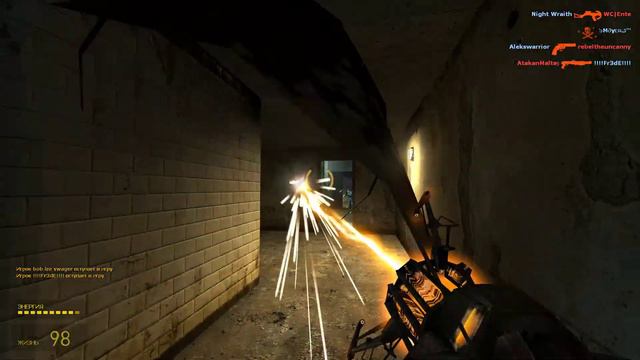 Half Life 2 Deathmatch dm_lockdown vs bots смотреть онлайн