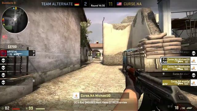 CS:GO CurseNA V ALTERNATE Copenhagen Games 2013 Inferno смотреть онлайн