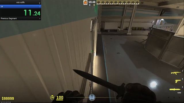 GGPredict Training Hub Rick Roll% in 21.08 (WR) смотреть онлайн