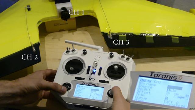 Flying wing elevons setup on FrSky Taranis Q X7 смотреть онлайн