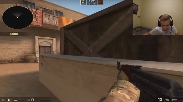 1 VS 1-Aim map cs go AK-47 смотреть онлайн