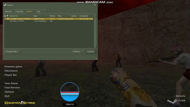 Кс 1.6 Zombie Escape новый сервер 2020 смотреть онлайн